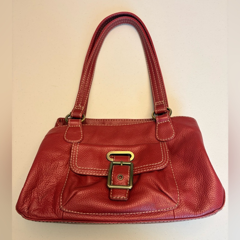 Red St John's Bay Genuine Leather Purse